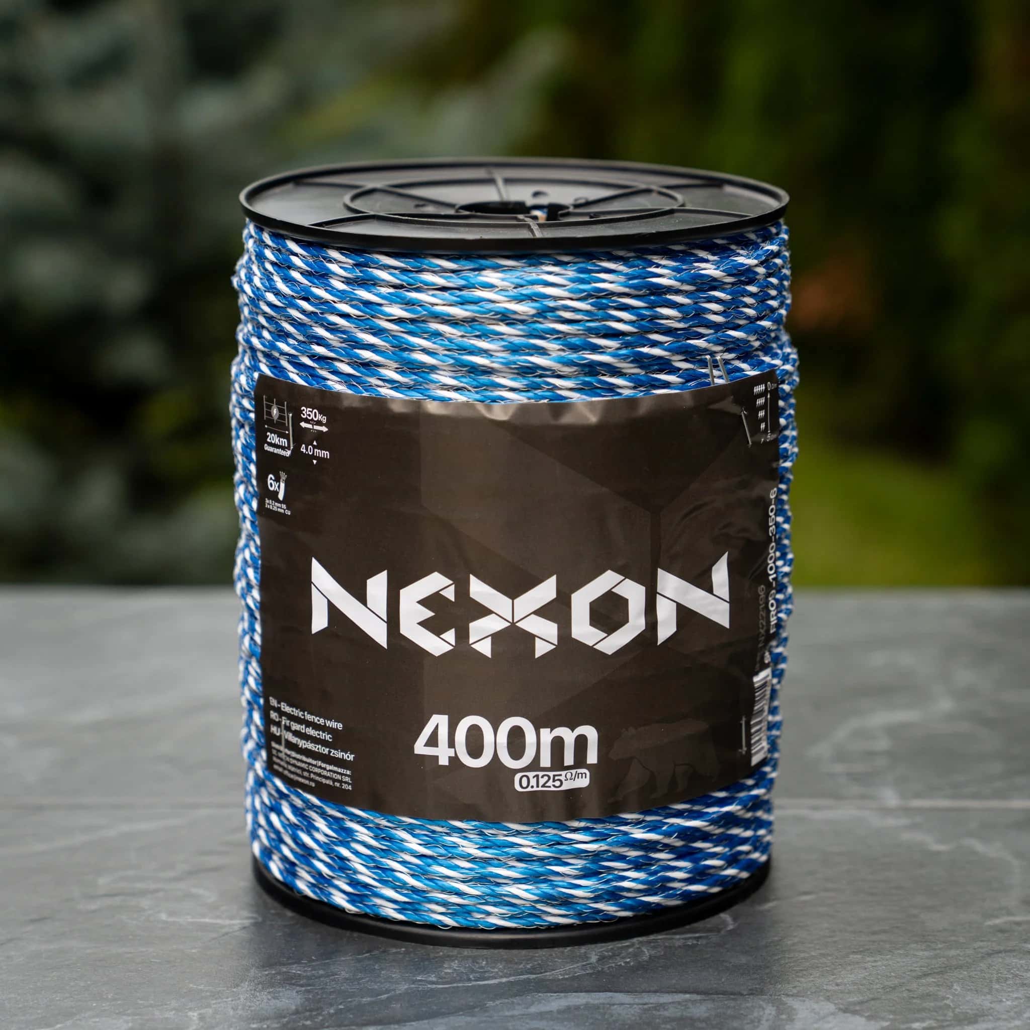 NEXON INDUSTRIAL 1000 m 6 fémszál 350 kg villanypásztor zsinór